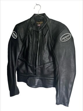 Vanson Black Leather Avenger Jacket